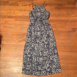 Strappy Patterned Summer Maxi Dress